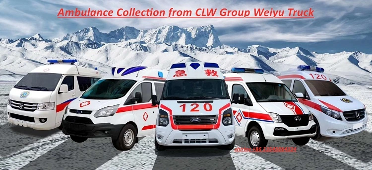 China Gasoline Foton G7 Patient Rescue Monitor Ambulance Car 5~7 Persons Transit Hospital Medical Ambulance